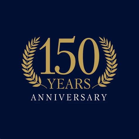 150th Anniversary Logo Images Vectorielles 150th Anniversary Logo