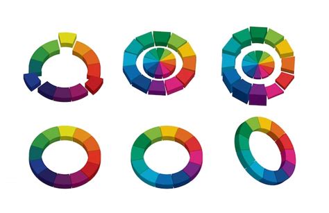 Free Vector Multicolor Circles Collection