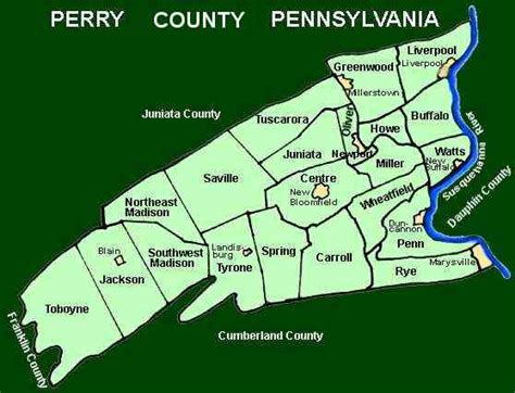 Perry County Pennsylvania Township Maps