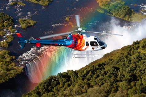 Survol Des Chutes Victoria En Hélicoptère Excursion Facultative