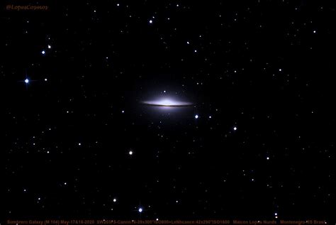 Sombrero Galaxy M 104 Galáxia Do Sombreiro Technical C Flickr