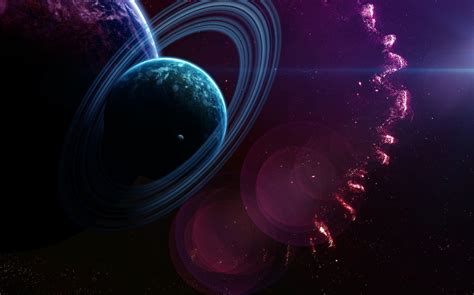Blik Space 1080p Art Light Satellite Nebula Vadim Sadovski