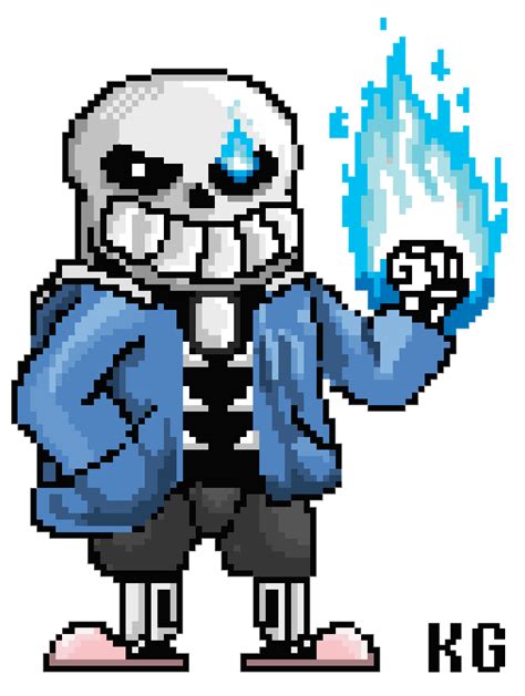 Sans The Skeleton Arcade Style Sprite Sprite Pixel Art Arcade