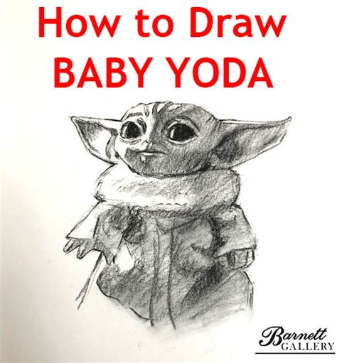 How To Draw Baby Yoda For Paintingdrawingsketching Step By Step Quick