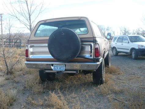 Seller Of Classic Cars 1977 Dodge Ramcharger Tantan