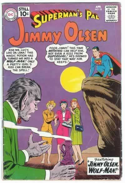 Jimmy The Wolf Man Superdickery Jimmy Olsen Comics Superman Comic