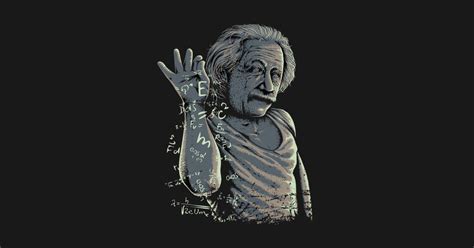 Funny Albert Einstein Graphic Illustration Albert Einstein Magnet