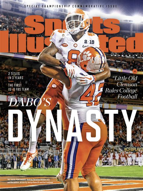 Clemson National Championship Sports Illustrated Covers Buy Here Sports Illustrated