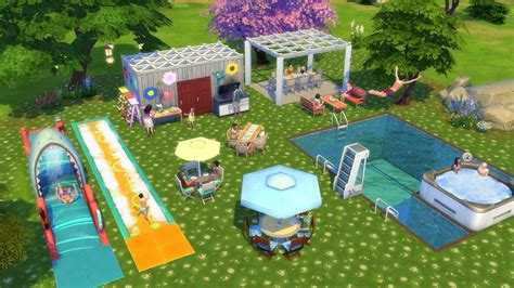 Sims 4 Backyard