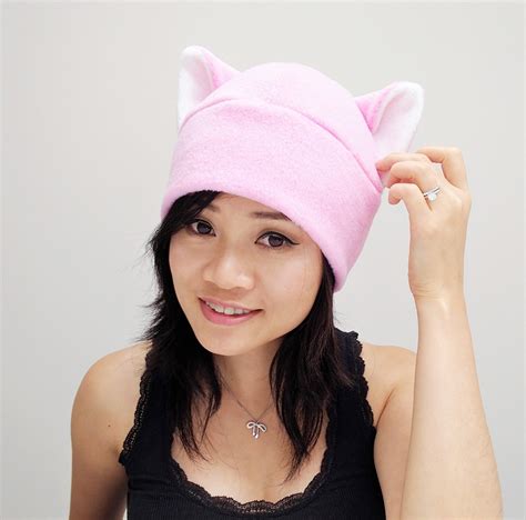 Pink Pussy Hat Pussy Hat Pussy Cat Hat Pink Pussy Hats Pussy Beanie Hat Cat Ear Hat Pink