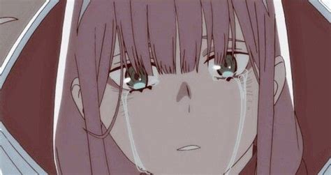 😔zero Two😔 Cry Darling In The Franxx Zero Two Anime Crying