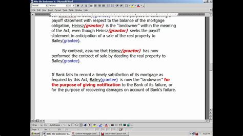 Verify Grantors Mortgage Was Satisfied Youtube