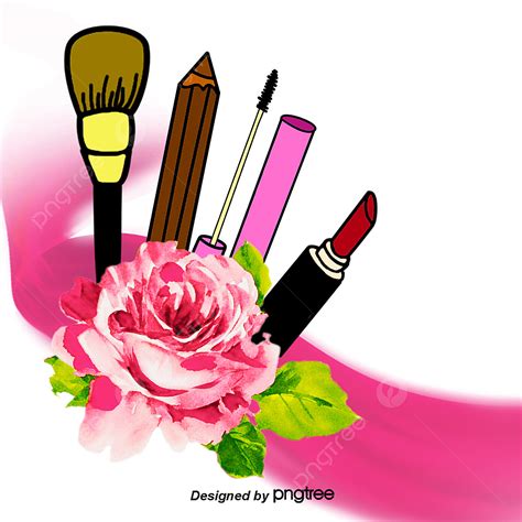 Aparatos De La Serie De Maquillaje Vector De Maquillaje Cosmético Makeup Brush Png Y Psd Para