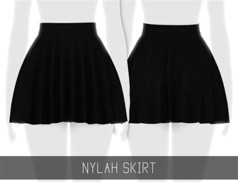 Lana Cc Finds Simpliciaty Cc Nylah Skirt 20 Swatches Hq Sims 4