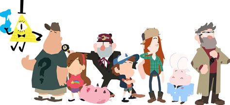 Gravity Falls Main Characters By Samueljellis On Deviantart