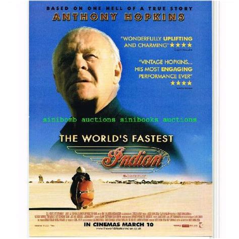 The World S Fastest Indian Anthony Hopkins Movie Film Magazine Advert