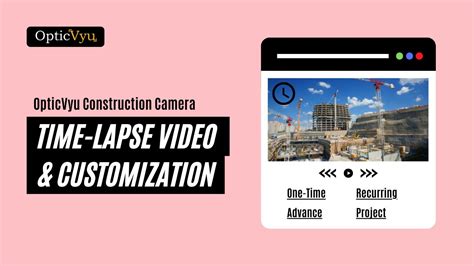 Time Lapse Video And Time Lapse Customization Opticvyu Construction