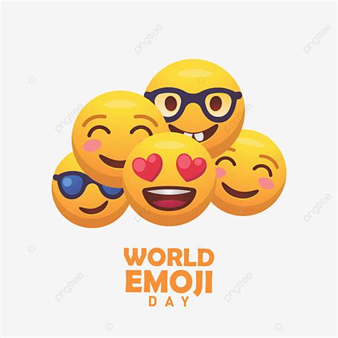 World Emoji Day Vector Png Images World Emoji Day Vector Design World