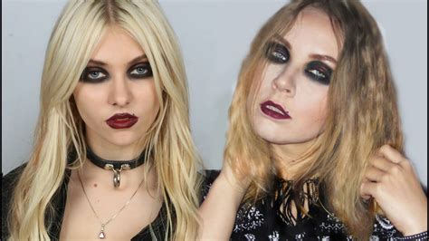Taylor Momsen The Pretty Reckless Makeup Tutorial Youtube