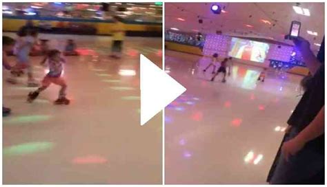 4 Year Old Girl Falls Down During Roller Skating Race What Happens Next Will Amuse You Catch