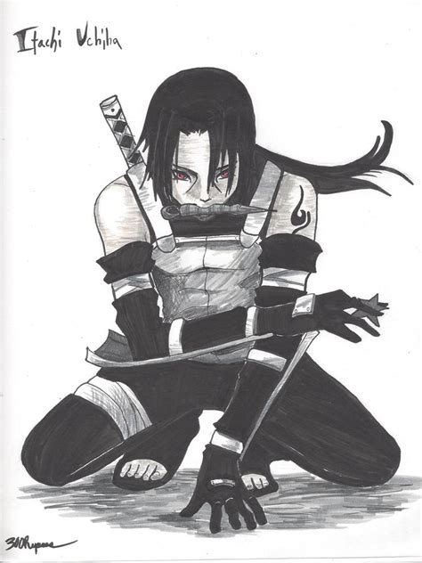 Itachi As Anbu By 300rupees On Deviantart