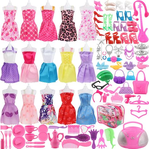 Buy Sotogo 106 Pcs Doll Clothes Set For Barbie Dolls Include 15 Pack