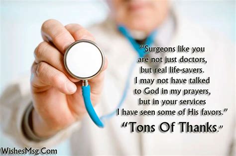 100 Thank You Doctor Messages And Appreciation Quotes