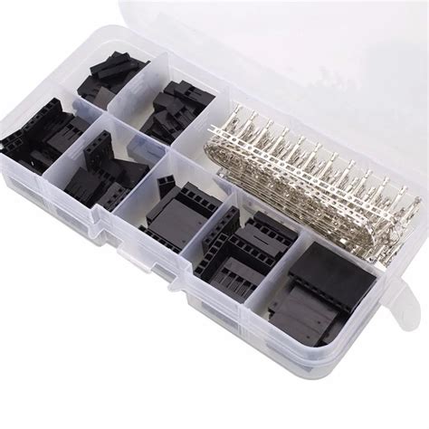 310pcs dupont sets kit 2 54mm male female wire jumper pin header connector kit set housing in