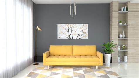 What Color Couch Goes With Dark Grey Walls
