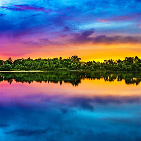 Evening Sky Wallpaper 4k Multicolor Colorful