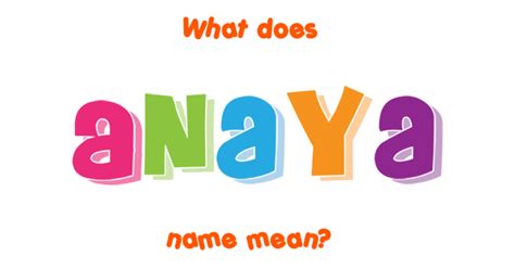 Anaya Name Meaning Of Anaya