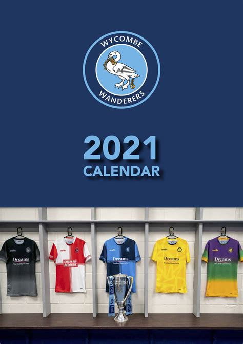 Wwfc Calendar 2021 Wycombe Wanderers Fc Club Shop