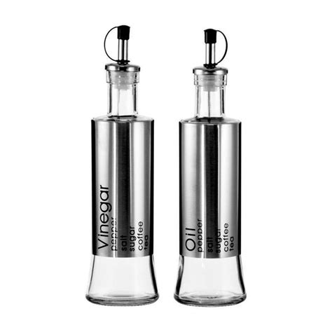 Regent Oil And Vinegar Glass Bottles With Metal Coating 2 Piece 300ml Shop Today Get It