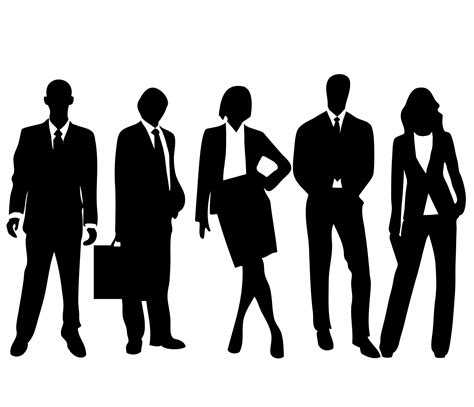 Pin Business People Silhouettes Psdmaniaru исходники Psd On Pinterest