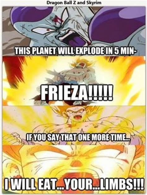 Dragon ball z abridged ! Goku, eat a snickers. You're not yourself when hungry ...
