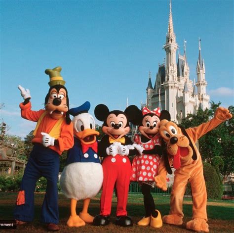 Mickey Minnie Donald Daisy Goofy Pluto Disneyland