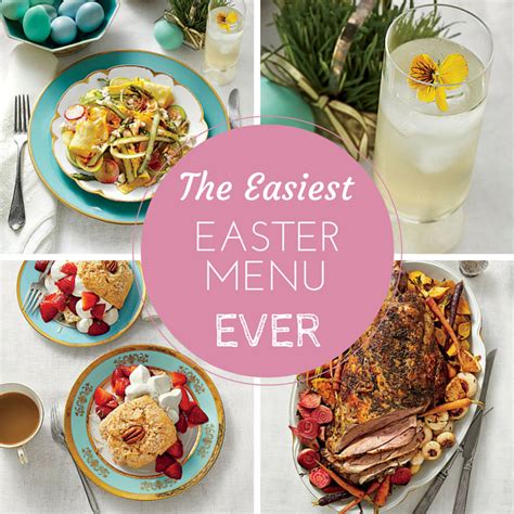 An Easy Party Ready Menu That Any Cook Can Conquer Easter Menu Easter
