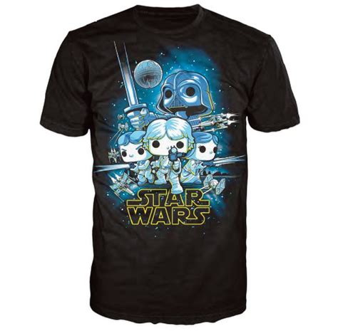 Maybe you would like to learn more about one of these? Star Wars A New Hope Poster Pop! T-Shirt - Black ...