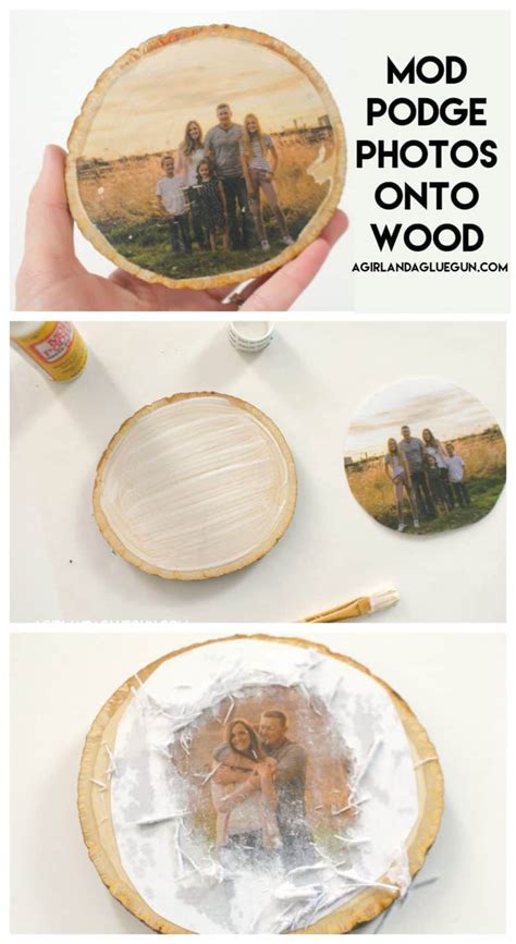 How To Transfer Photos On Wood 4 Different Ways A Girl And A Glue Gun