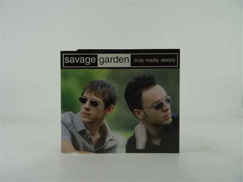 Savage Garden Truly Madly Deeply C2 4 Track Cd Single Picture Sleeve
