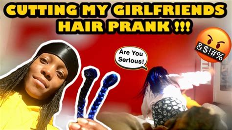 Cutting My Girlfriends Hair Prank 😯 Backfires Youtube