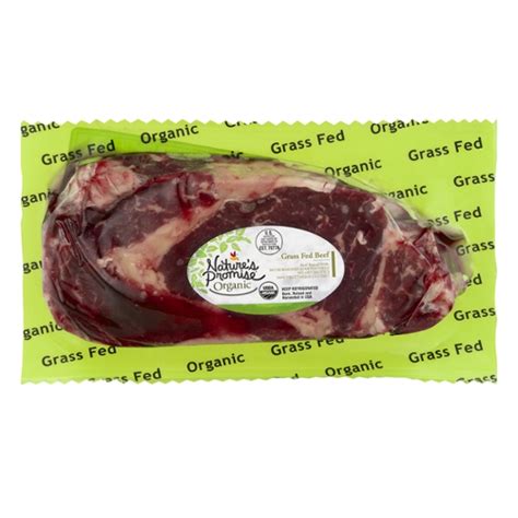 Save On Nature S Promise Organic Beef Rib Eye Steak Grass Fed Fresh Order Online Delivery Martin S