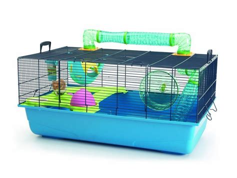 Savic Hamster Sky Navy Blue Hamster Cage 80 X 50 X 50 Cm Hamster