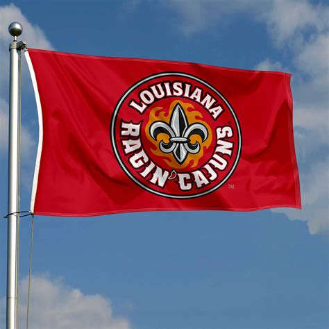 Louisiana Lafayette Ragin Cajuns Flag Large 3x5 848267056985 Ebay