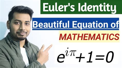 Eulers Identity Beautiful Equation Of Mathematics Beauty Of Maths