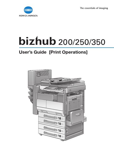 Download the latest version of konica minolta bizhub 350 drivers according to your computer's operating system. KONICA MINOLTA 350/250 PCL DRIVER