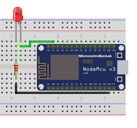 Led Blinking Using Esp8266 And Nodemcu With Step By Step Guide To Write