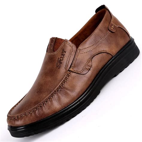 Brand Men Autumn Business Casual Shoes Breathable Anti Slippery Male
