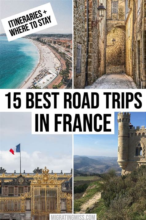 Best Road Trips In France Pin Road Trip France Road Trip Europe