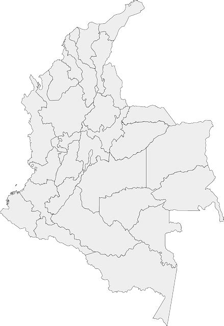 Colombia Mapa Geografía Gráficos Vectoriales Gratis En Pixabay Pixabay